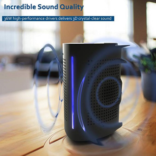 Bluetooth Computer Speaker – True Wireless Speakers – Portable Bluetooth Speakers